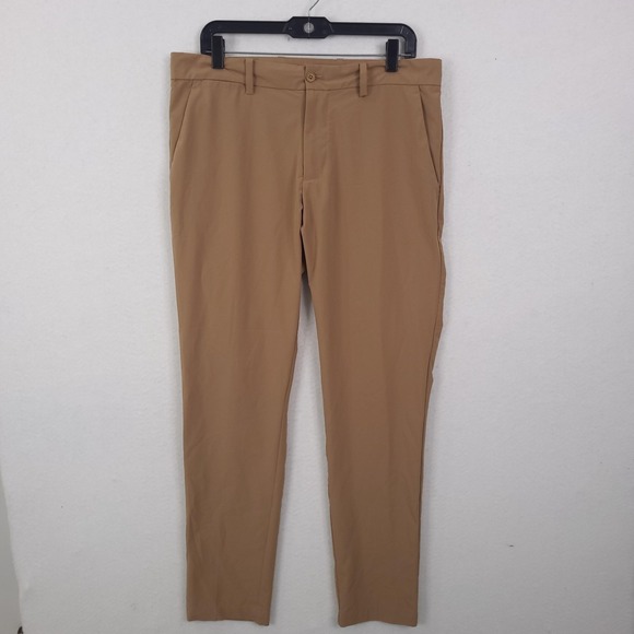 J.Lindeberg Other - J.Lindeberg Golf Pants Mens 33x32 Beige Stretch Slim Performance Chino GMPA08535